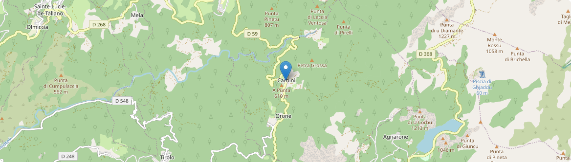 Carbini - Carte