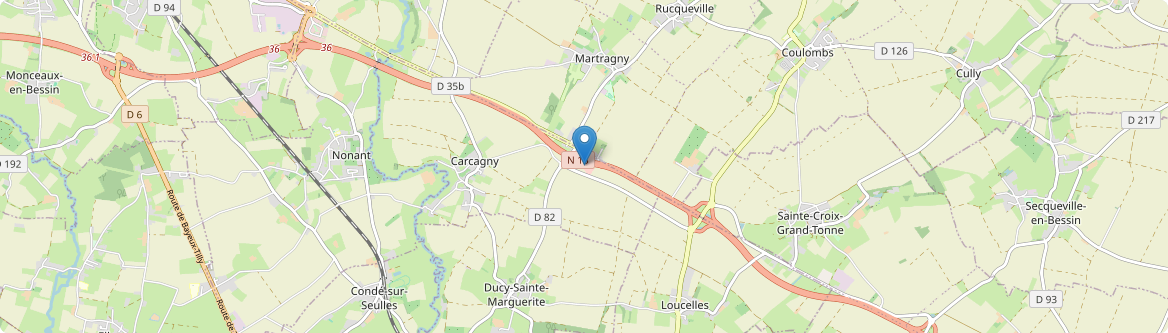 Carcagny - Carte