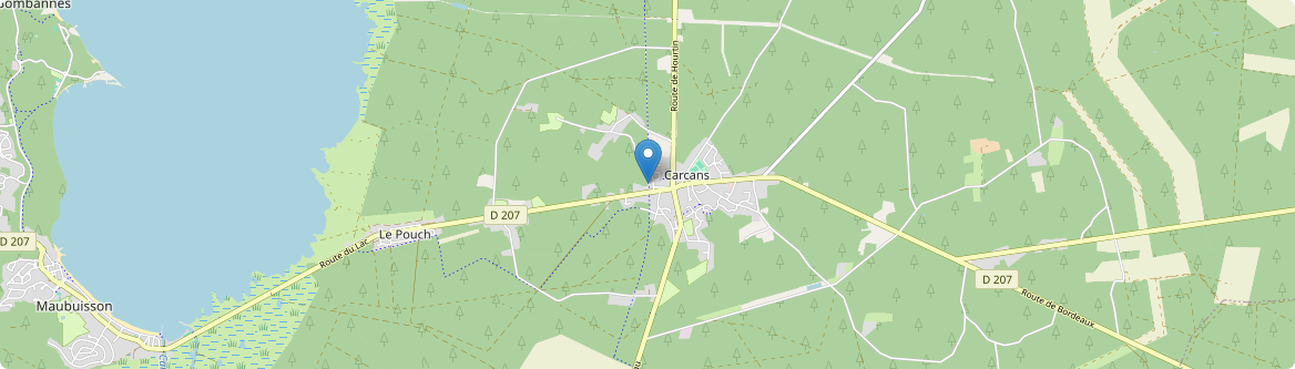 Carcans - Carte