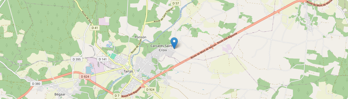 Carcarès-Sainte-Croix - Carte