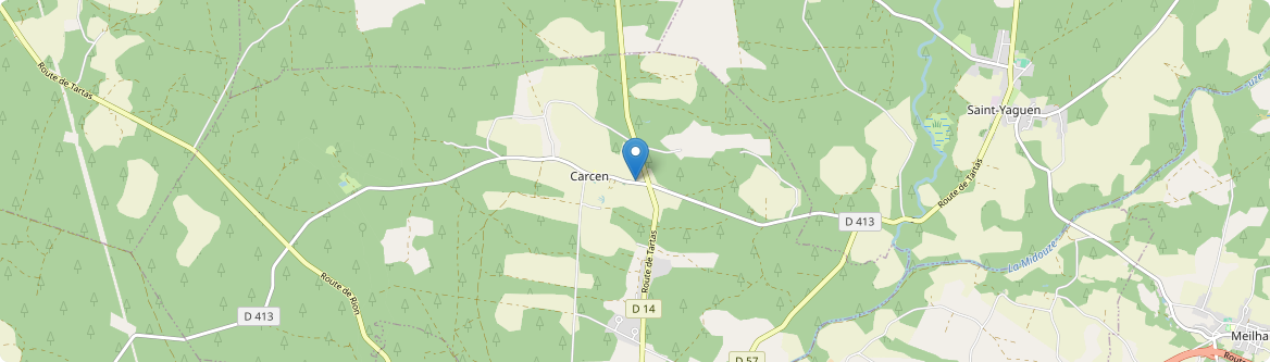 Carcen-Ponson - Carte