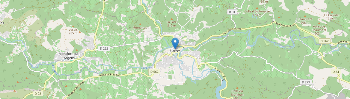 Carcès - Carte