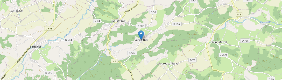 Cardeilhac - Carte