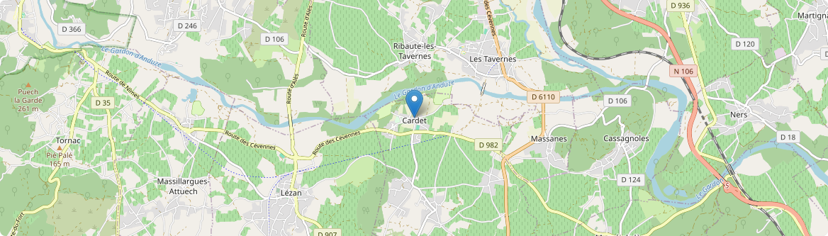 Cardet - Carte
