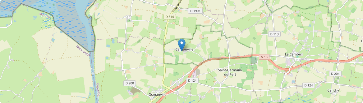 Cardonville - Carte