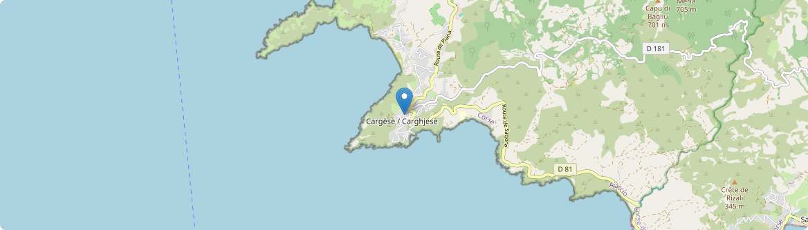 Cargèse - Carte