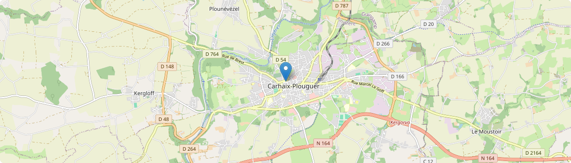 Carhaix-Plouguer - Carte