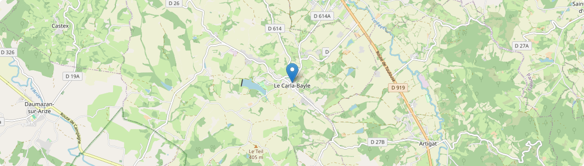 Carla-Bayle - Carte