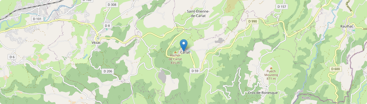 Carlat - Carte