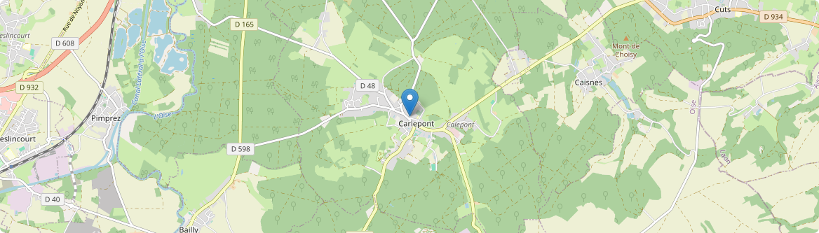 Carlepont - Carte
