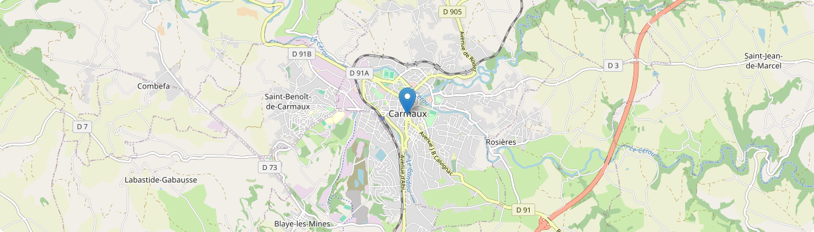 Carmaux - Carte