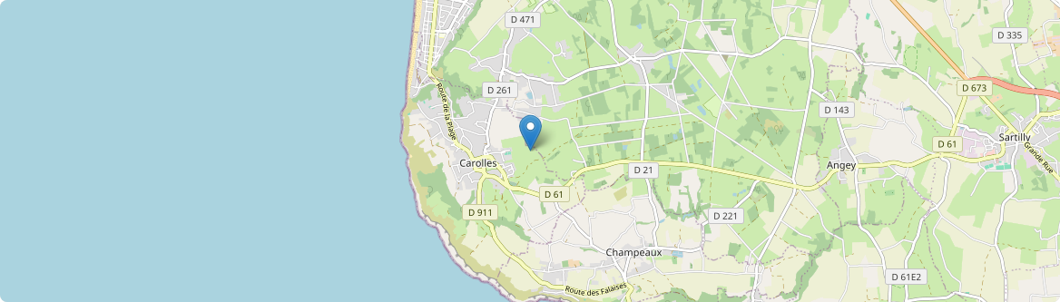 Carolles - Carte