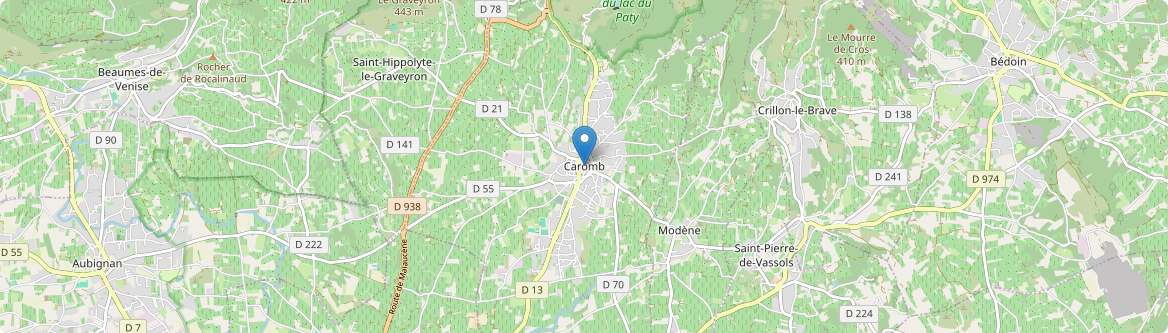 Caromb - Carte
