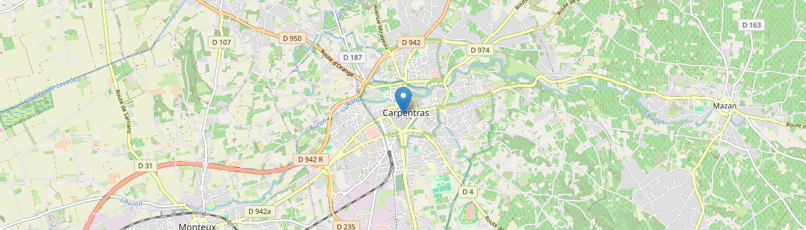 Carpentras - Carte