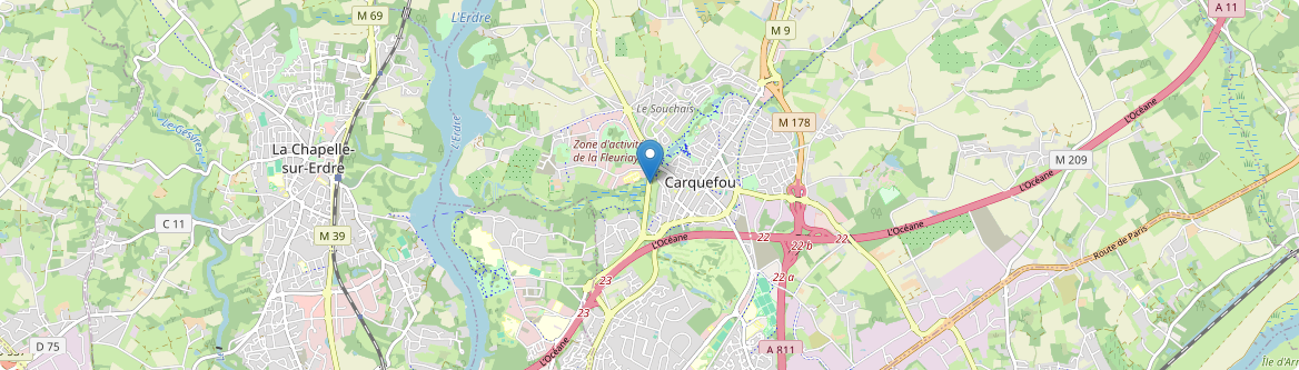 Carquefou - Carte