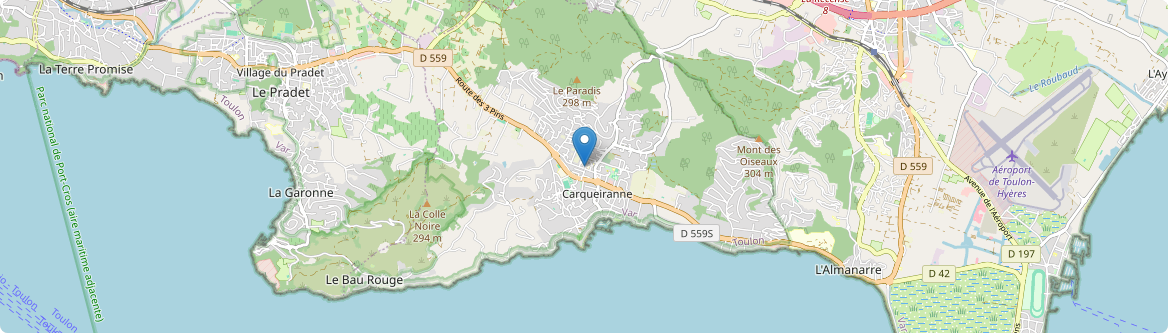 Carqueiranne - Carte