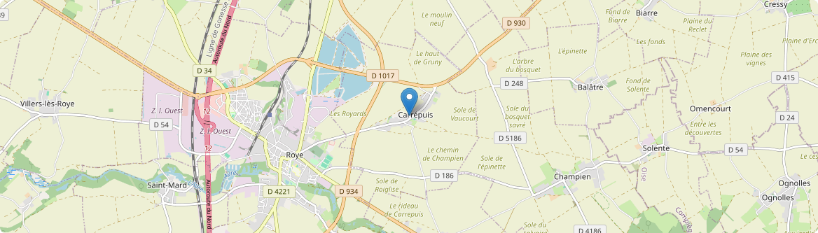 Carrépuis - Carte