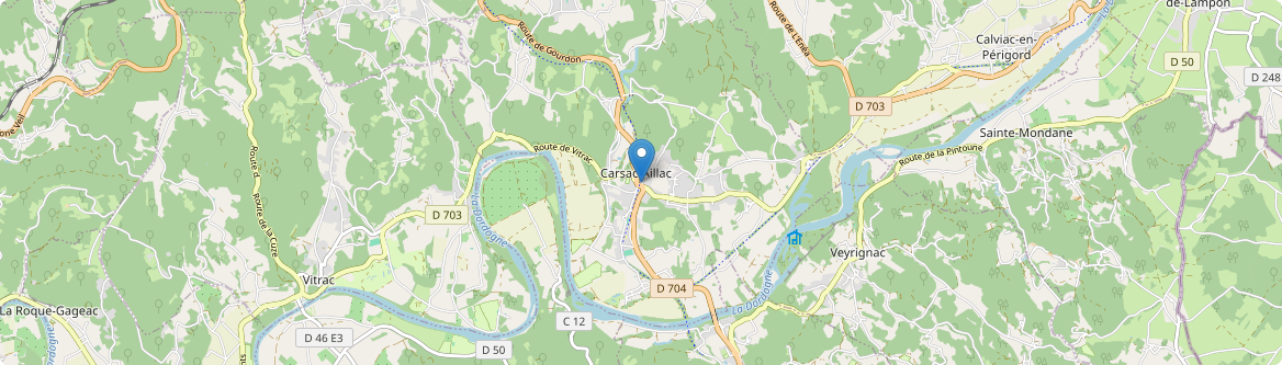 Carsac-Aillac - Carte