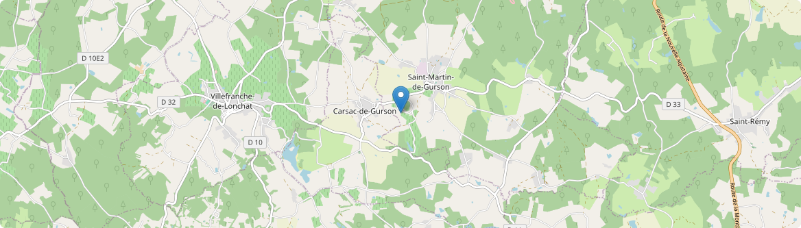 Carsac-de-Gurson - Carte