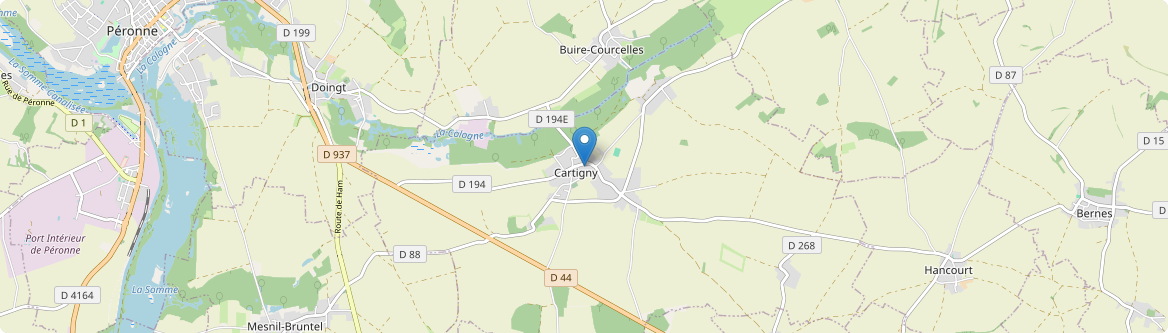 Cartigny - Carte
