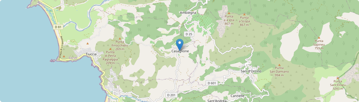 Casaglione - Carte