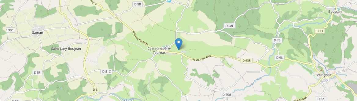 Cassagnabère-Tournas - Carte