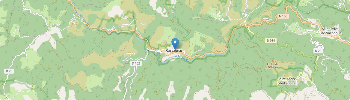 Cassagnas - Carte