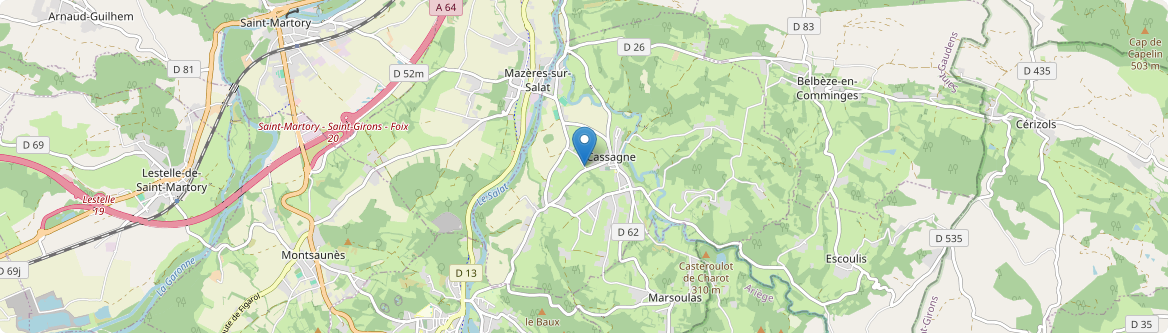 Cassagne - Carte