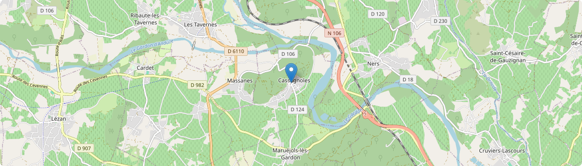 Cassagnoles - Carte