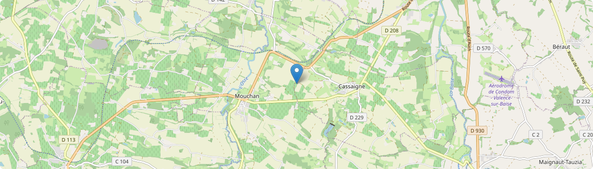 Cassaigne - Carte