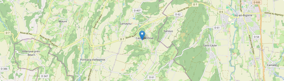 Casteide-Doat - Carte