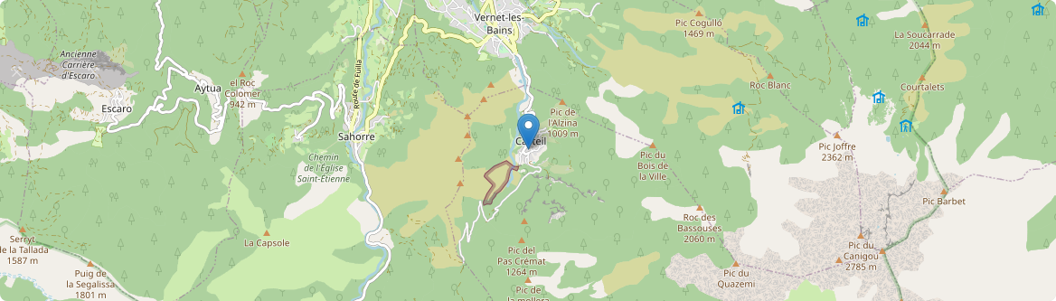 Casteil - Carte