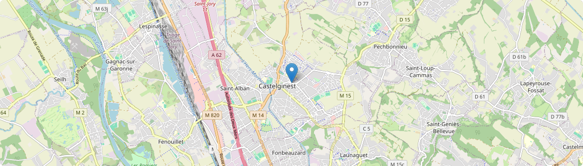 Castelginest - Carte