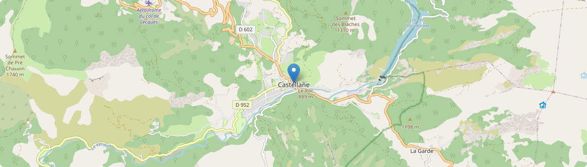 Castellane - Carte