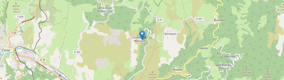 Castellare-di-Mercurio - Carte