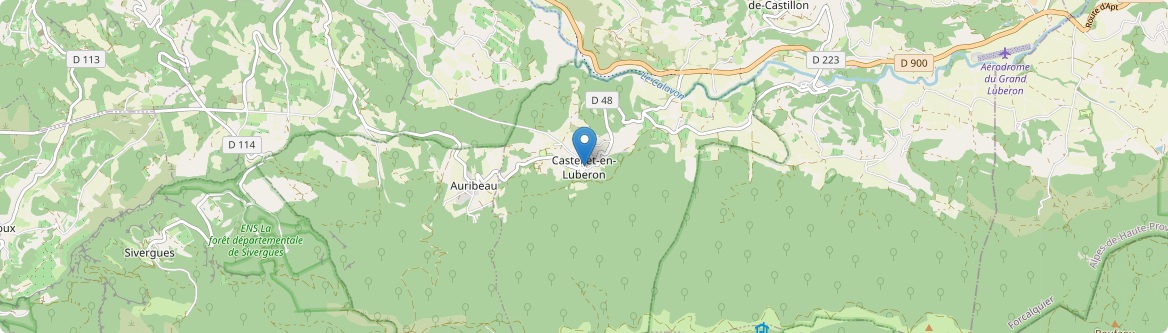 Castellet-en-Luberon - Carte