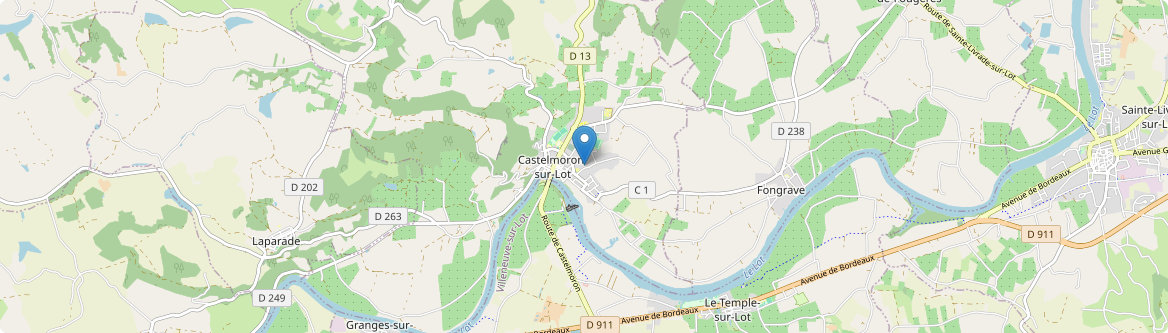 Castelmoron-sur-Lot - Carte