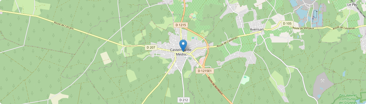 Castelnau-de-Médoc - Carte
