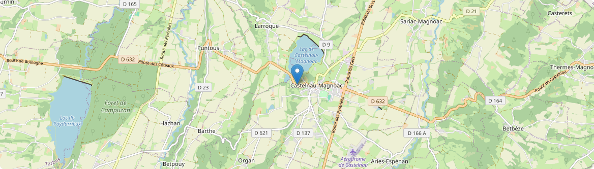 Castelnau-Magnoac - Carte