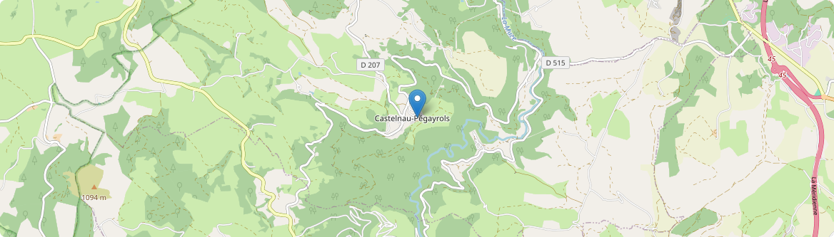 Castelnau-Pégayrols - Carte