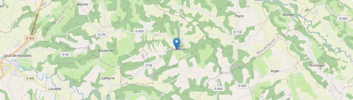 Castelner - Carte