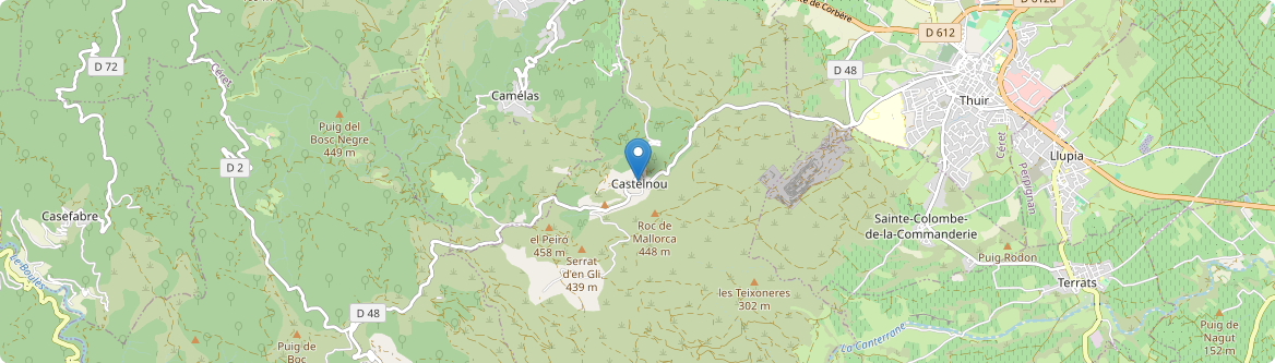 Castelnou - Carte
