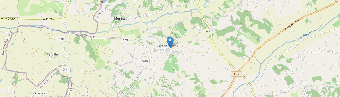 Castelsagrat - Carte