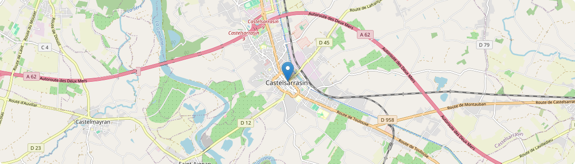 Castelsarrasin - Carte