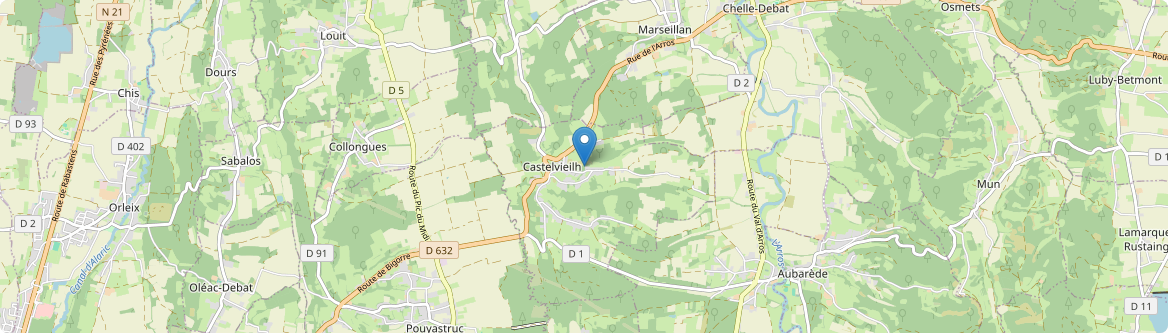 Castelvieilh - Carte