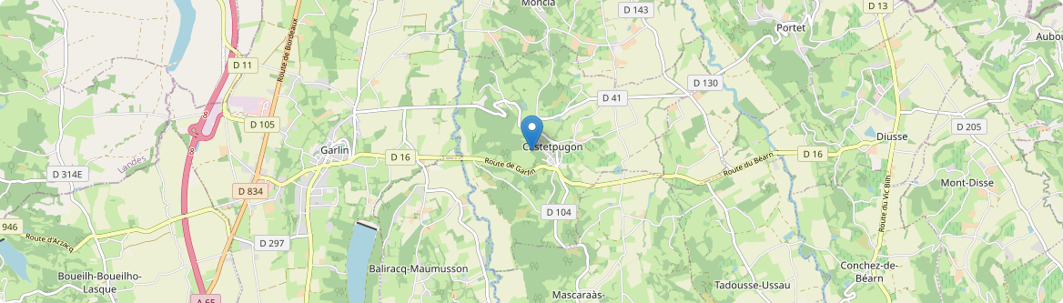 Castetpugon - Carte