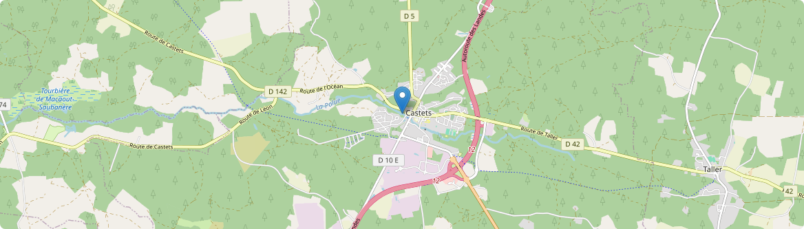 Castets - Carte