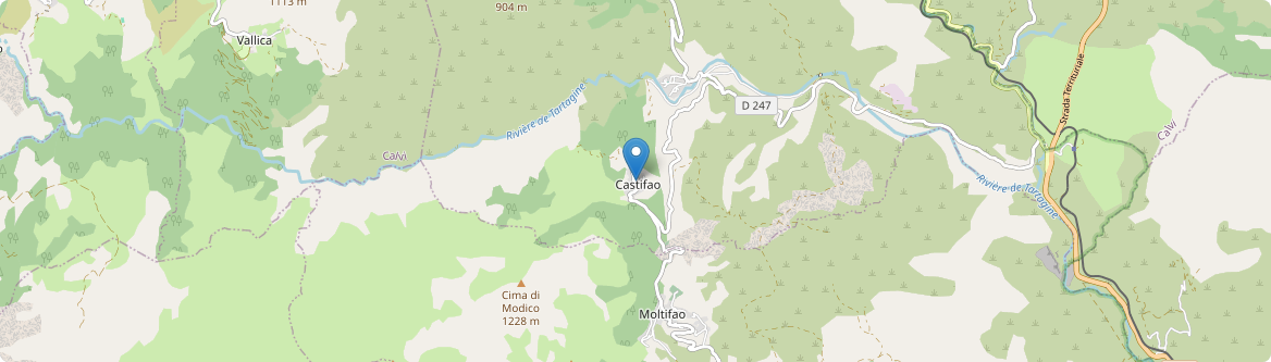 Castifao - Carte