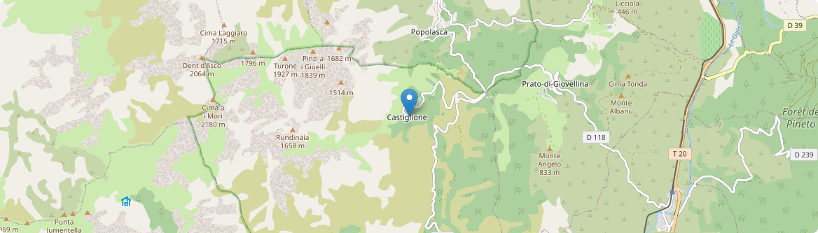 Castiglione - Carte