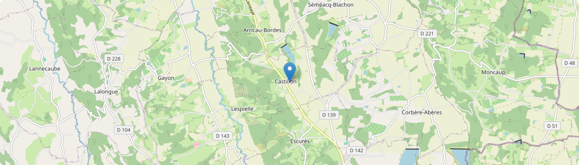 Castillon - Carte
